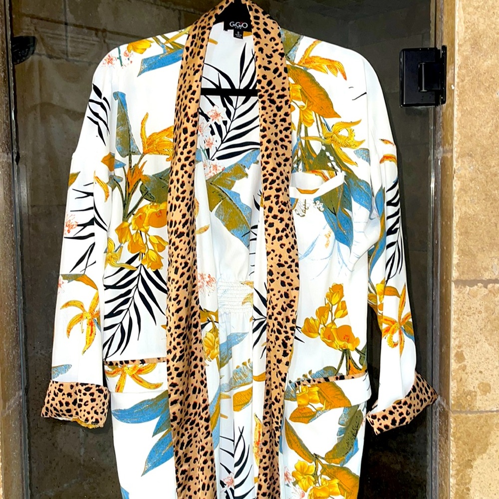 Gorgeous multi-print duster